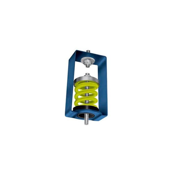 Mason Industries Spring Vibration Isolation Hanger - 2-1/2"L x 2-7/8"W x 4-1/4"H Blue HS-X-210 - main